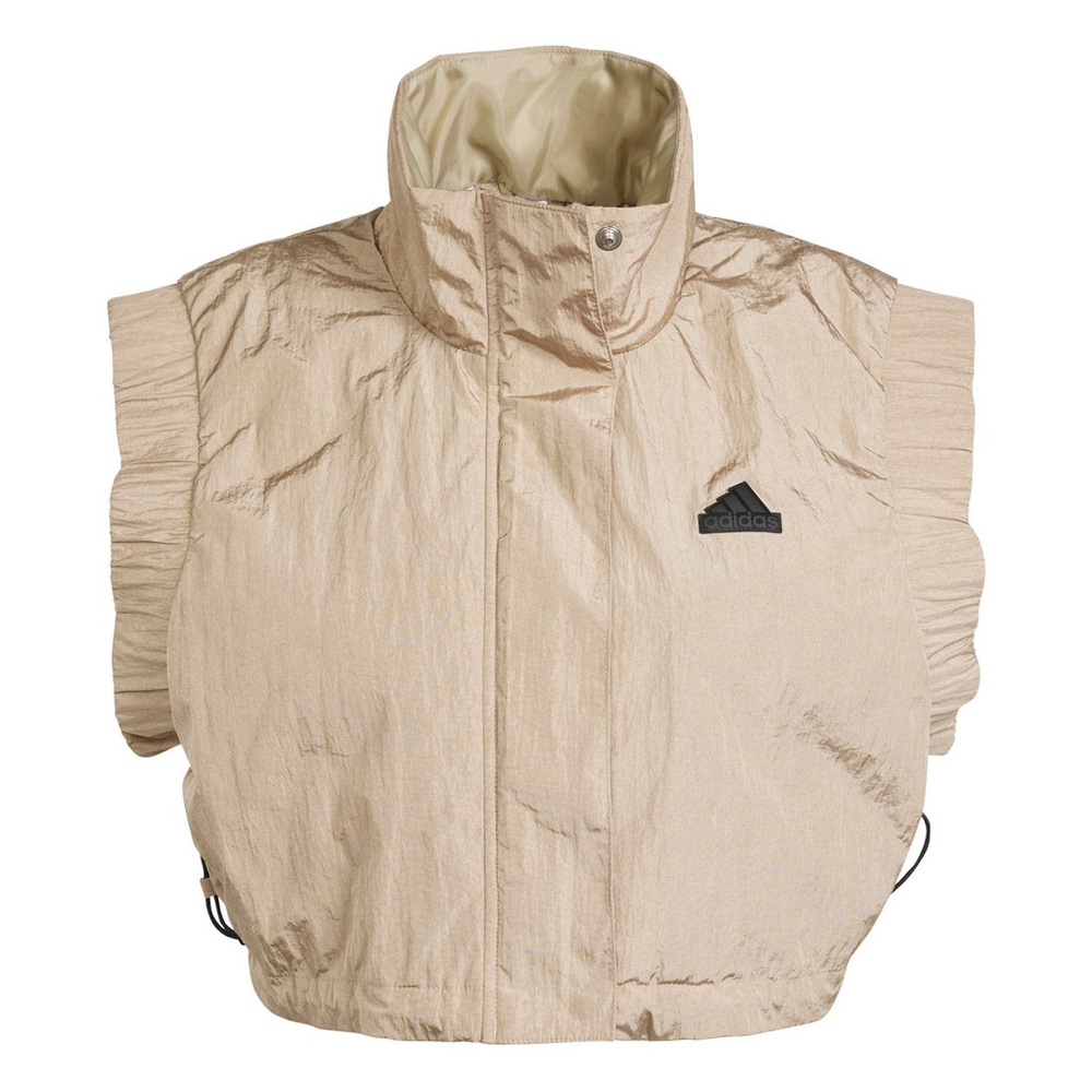 adidas City Escape Cropped Vest in Blanch Cargo • Size SMALL• *NWT* • Retail $75